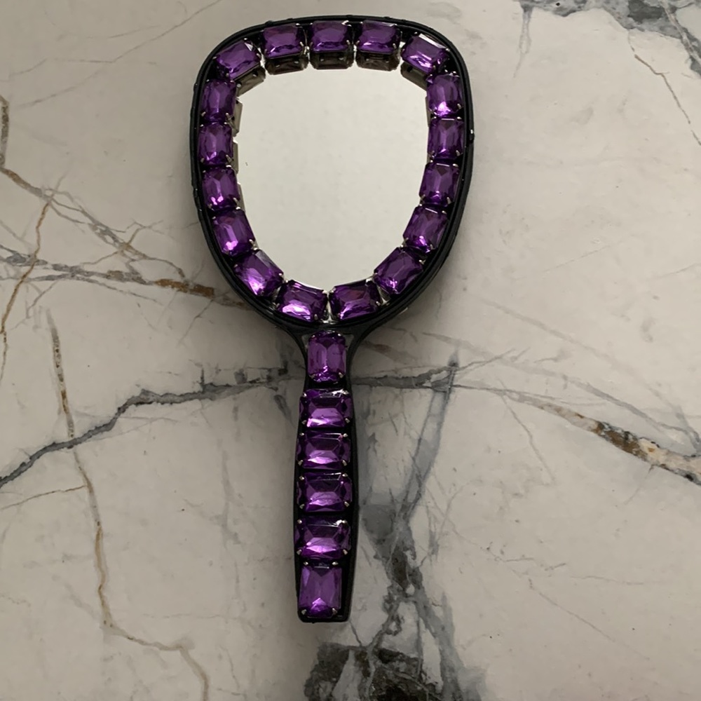 Handmade rhinestone Mirror - Picture 2 of 3